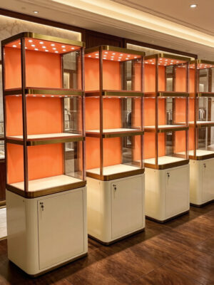 High-end luxury glass display cabinet