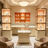 High-end luxury glass display cabinet