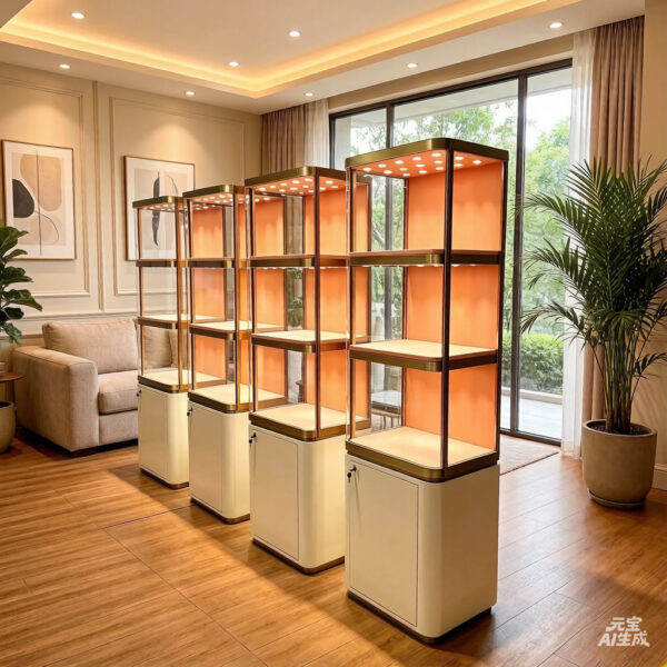 High-end luxury glass display cabinet